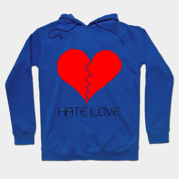 Hate love Hoodie by ihatemaximka